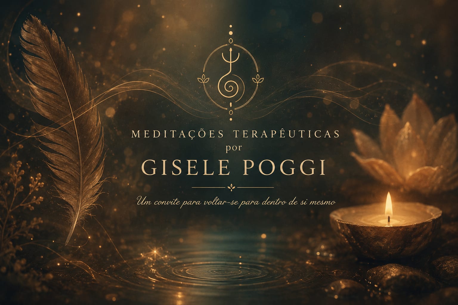 Meditações terapêuticas por Gisele Poggi — um convite para voltar-se para dentro de si mesmo